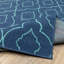 Tapis d'intérieur / extérieur à motif géométrique Deltana-23970580