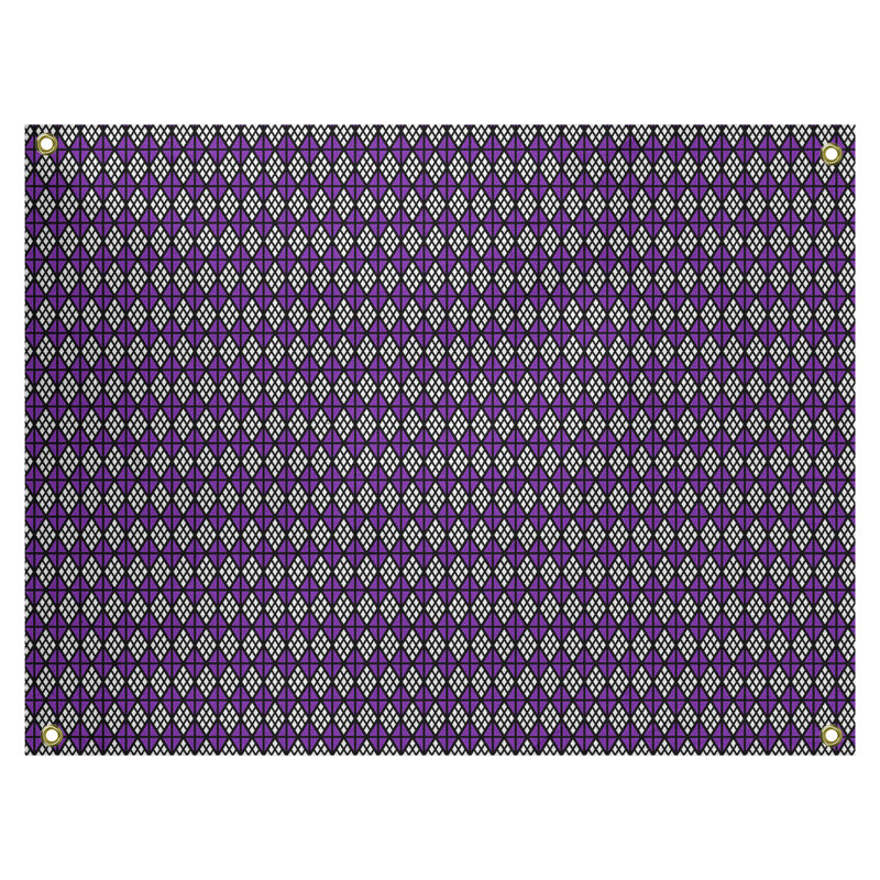 Tapisserie «Avicia Diamonds» par Katelyn Elizabeth, H 27,5 po x l 37,5 po, Intérieur / extérieur