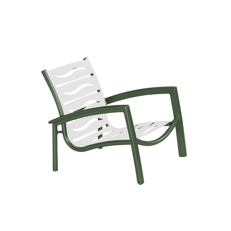 South Beach Outdoor Lounge Chair, Snow, Snow Vinyl