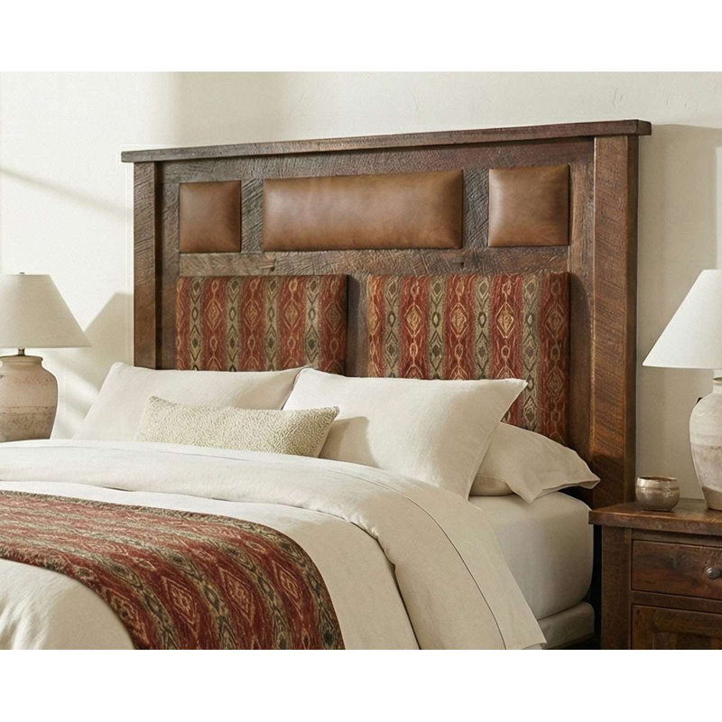  Tête de lit tapissier Barnwood - très grand - tissu de qualité supérieure, Tissu de première qualité, King