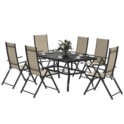 Patio Dining Set Table,