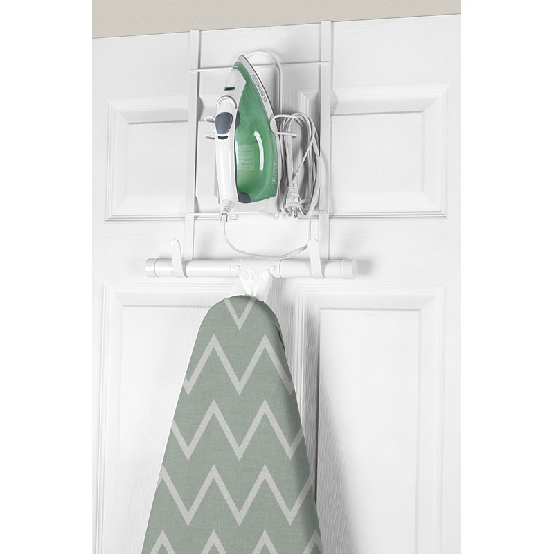 Knapp Over The Door Iron And Ironing Board Holder