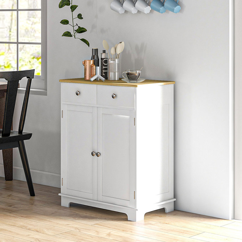 Buffet avec comptoir en bois massif