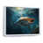 White Floater Framed