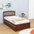 Twin Wood Platform Bed with Twin Trundle-1285537124