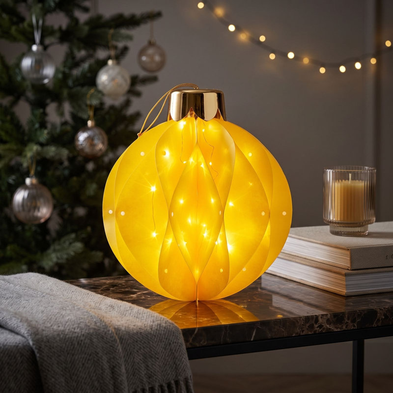 Luminaire suspendu de Noël pour l'extérieur, Yellow
