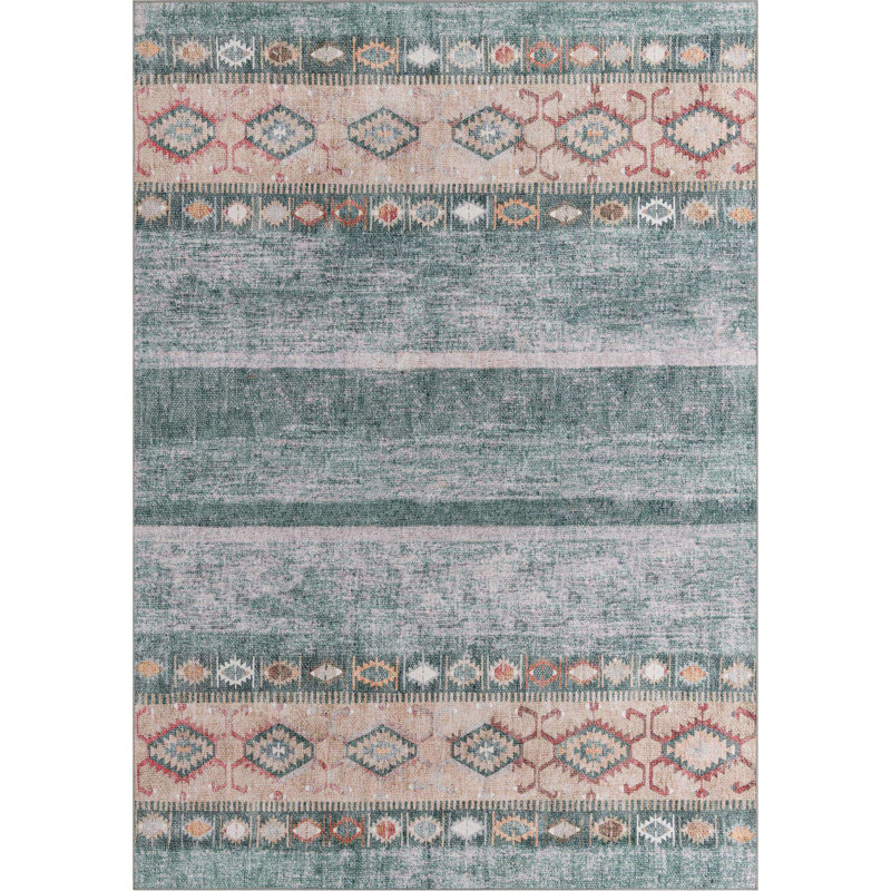 Arvene Chenille Geometric Indoor Rug, Rectangle 5' x 8'