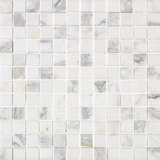 1 in. x 1 in. Grid Polished Marble Tile