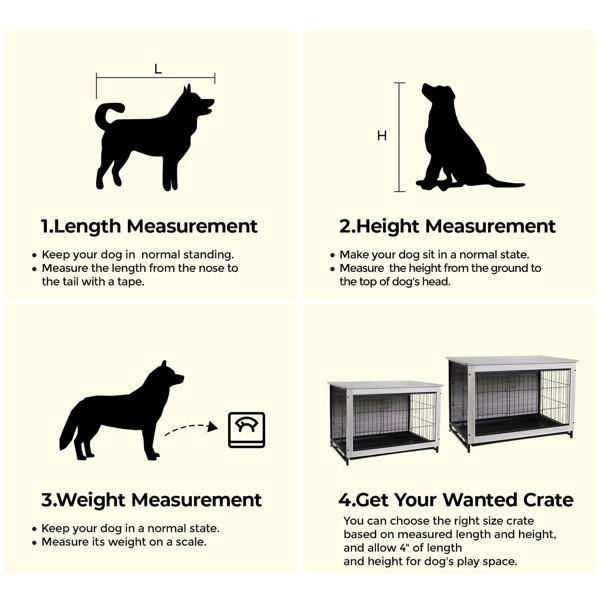 Tucker Murphy Pet™ Dog Crate Furniture Movable Side End Table