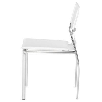 Chaise de salle à manger en cuir