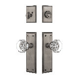 Nostalgic Warehouse New York Entry Set with Waldorf Crystal Knob