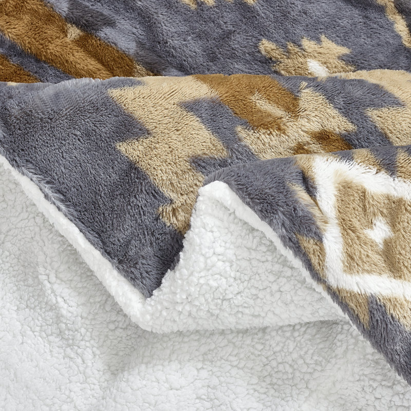 Knitted Blanket, Grey