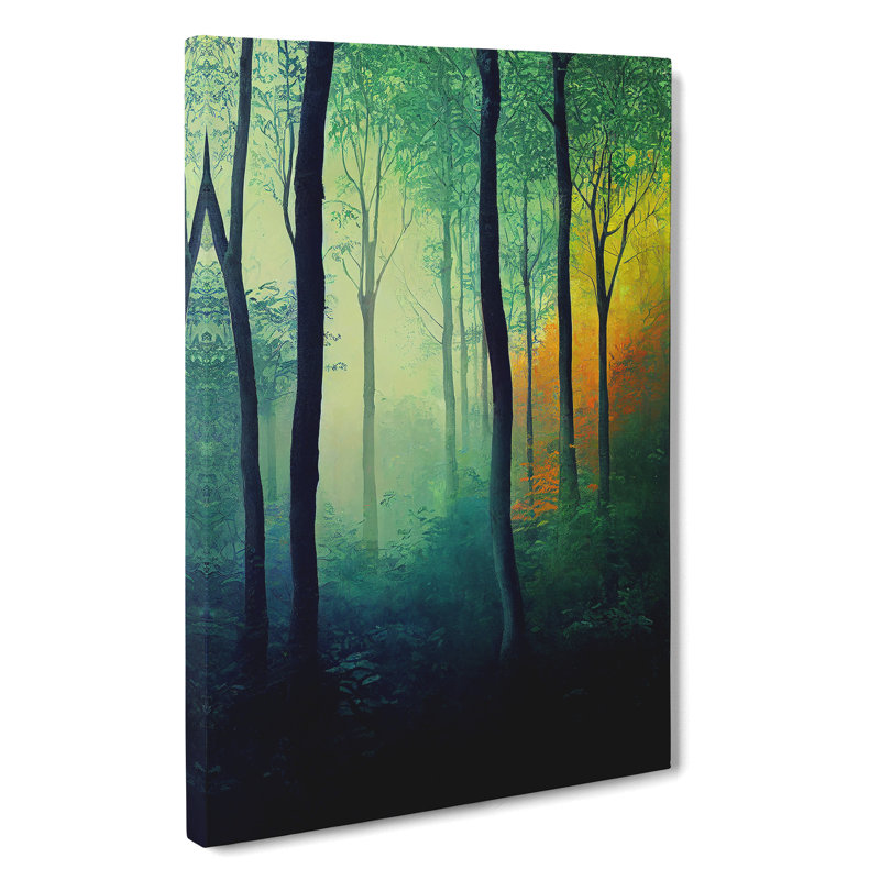 Mystical Forest - Wrapped Canvas Print, 60cm H x 40cm W x 3cm D