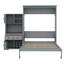 Lit escamotable avec armoire de rangement Murphy-924988765
