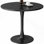 24" Modern Round Pedestal Dining Table with Heavy-Duty Steel Base, Mid-Century Small Bistro Kitchen & Accent Coffee Table