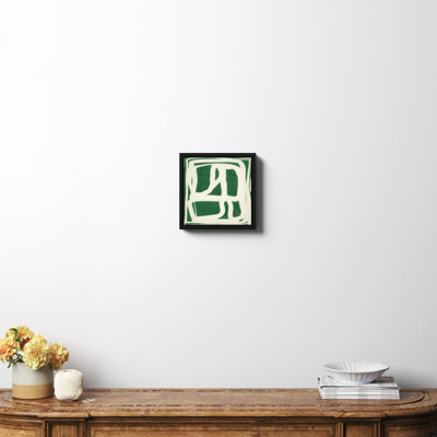 Green White Movement Painting by Ivy and I