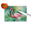 Flamingo Glass Cutting Board Large