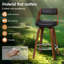 ALFORDSON 2x Bar Stools Swivel Padded Backrest Dining Kitchen Chair