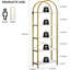 180cm H x 60cm W Metal Bookcase-601323825