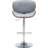 Modern Contemporary Swivel Walnut Bentwood Lift Adjustable Height Bar Stool With Curved Seat And Back  (No Including  Table)-416982274
