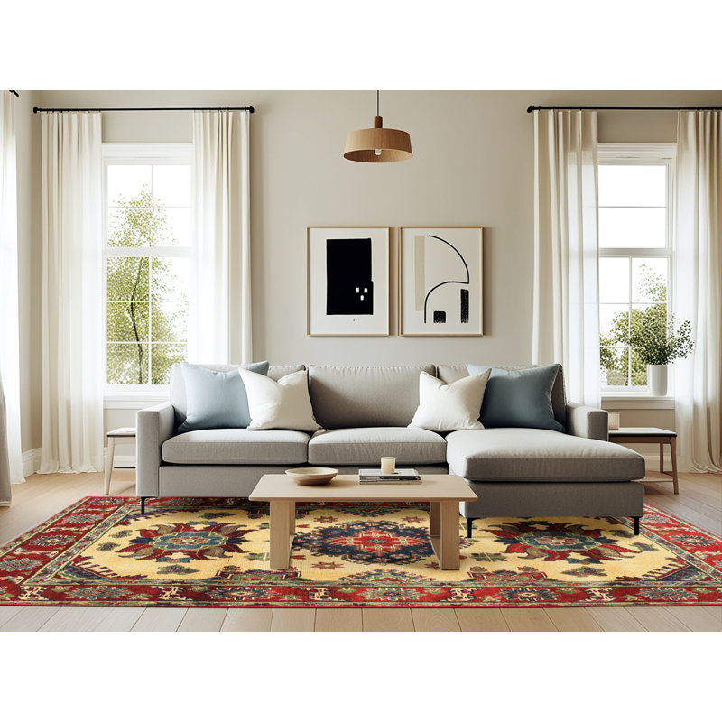 Oriental Indoor Rug, Rectangle 6' x 9'