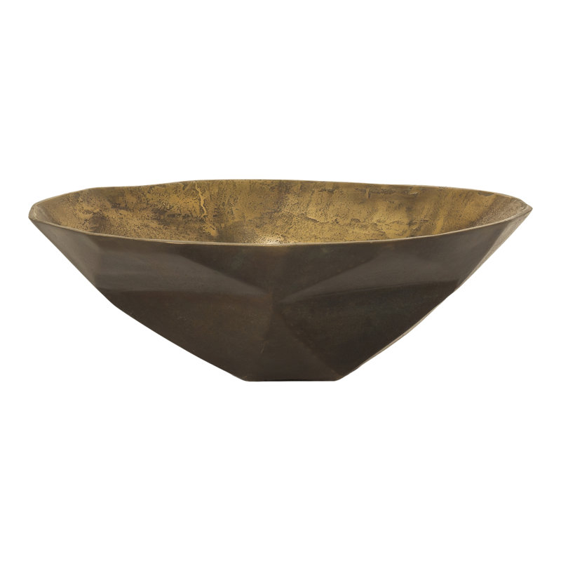 Earnestine Metal Decorative Bowl