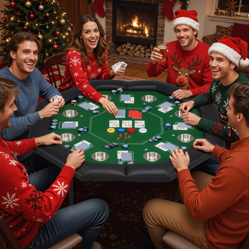 Table de poker 51 pouces à 8 joueurs Octagon