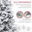 Arbre de Noël artificiel enneigé 9 pi avec 916 branches de cèdre réalistes
