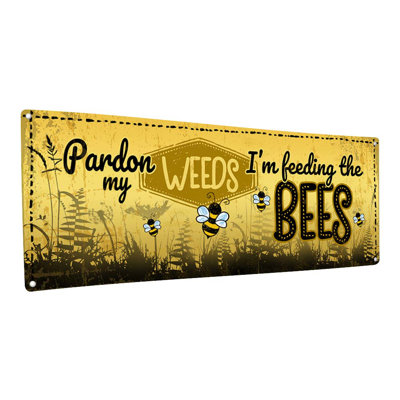 Pardon My Weeds, impression sur métal