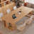 Burlywood Rectangular Solid Wood desk-1251716413