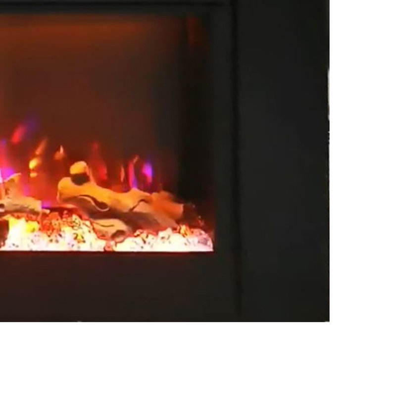 Insert de cheminée réaliste