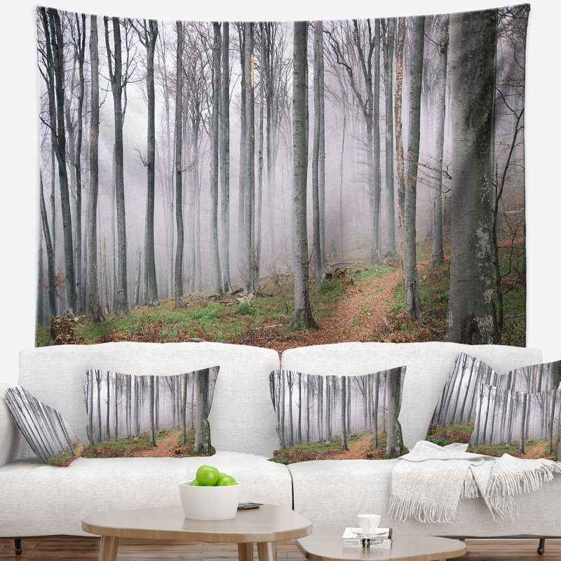 Tapisserie «Thick Woods in Morning Forest», H 32 po x l 39 po