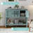 Buffet Sideboard Cabinet Entryway Console Table with 2 Doors and 2 Drawers Blue-1849609016