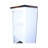 Narrow Cabinet,Bathroom Storage Cabinet, Farmhouse Storage Cabinet With Adjustable Shelves & Storage Drawer, Tall Linen Tower For Bathroom, Living Room, White With Black Walnut Color (Top)-1759411294