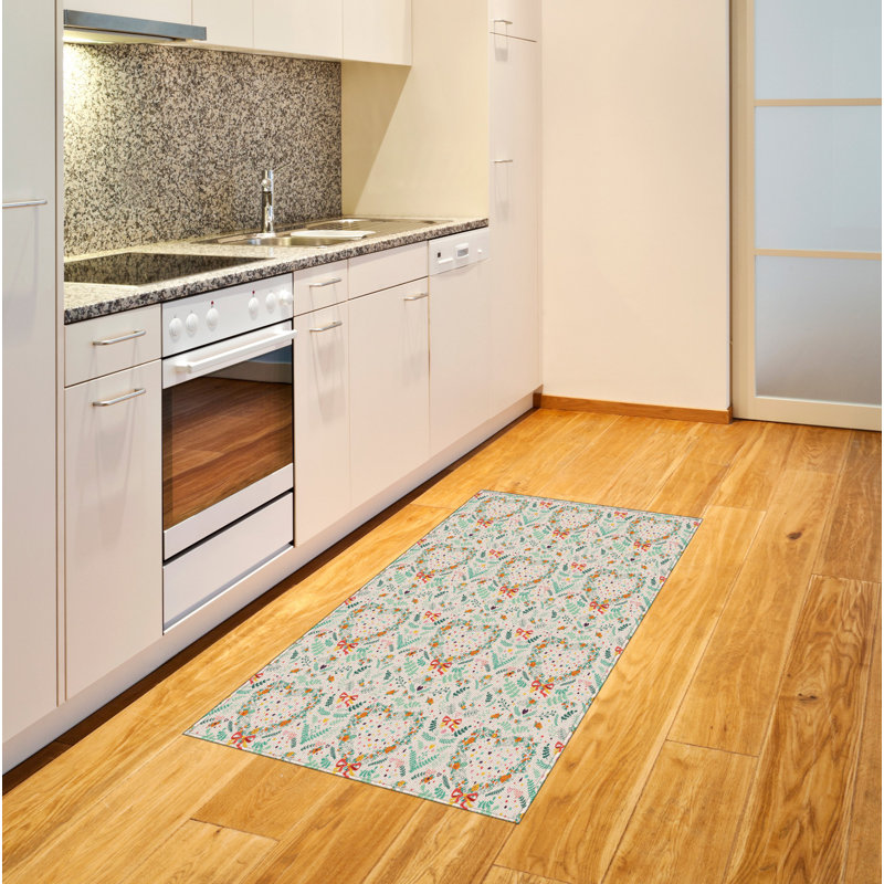 Tapis décoratif à longues fibres en fibre de polyester, Rectangle 2 pi 7 po x 5 pi