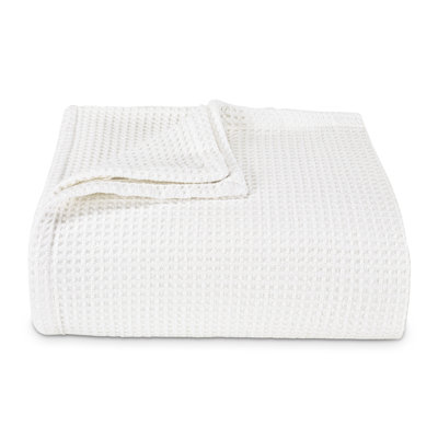 Waffleweave 100% Cotton Blanket
