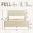 Modern Minimalist Upholstered Wingback Bed-1019583152