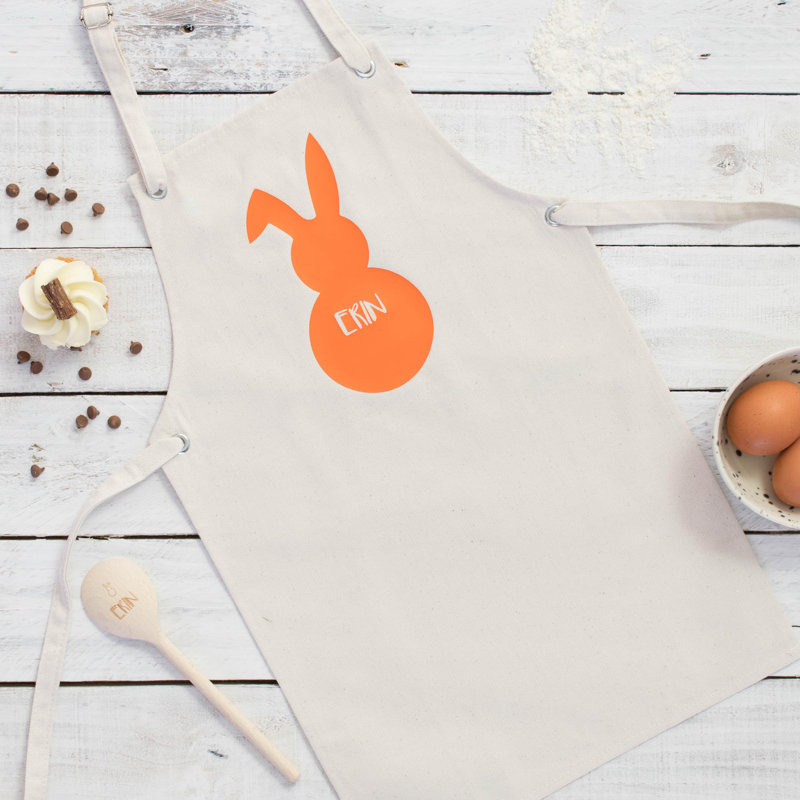 Easter Solid Colour Bib Apron, Yes