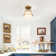 1 - Light Globe Semi Flush Mount