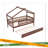 Wooden House Bed With Trundle-156067100-156067103