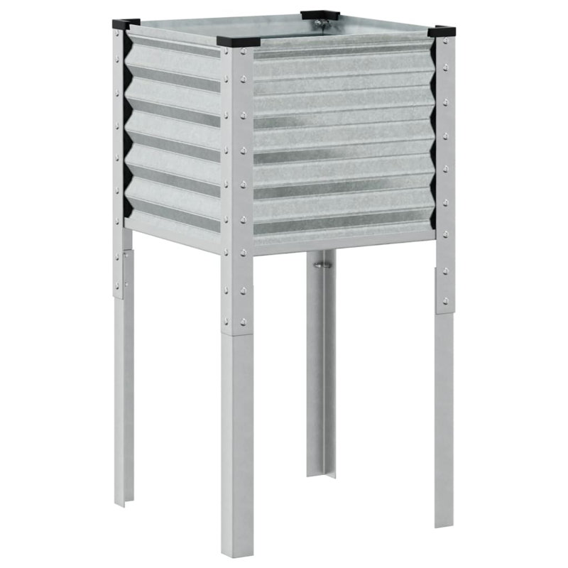 Ankoma Planter Box, Grey, 88cm H x 45cm W x 45cm D