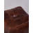 Solid Handmade Buffalo Leather Square Pouf (Recycled Foam With Fibre Fill)-1114853575-1114853439