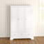 Ziggy 3 Door Solid + Manufactured Wood Wardrobe-29135772