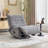 33.1" Wide Modern Comfortable Chenille Swivel and Glider Manual Recliner-642699361
