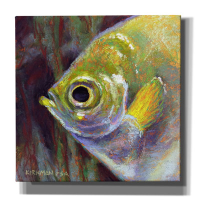 «Epic Graffiti 'Profile Of An Angelfish» par Rita Kirkman, art mural sur toile