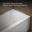 Underscore 60" x 32" Rectangular Alcove Soaking Bathtub with Integral Apron-876101903