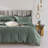 Satin Duvet Cover with Zipper Closure and Corner Ties, OEKO-TEX Certified-110582275-110582278