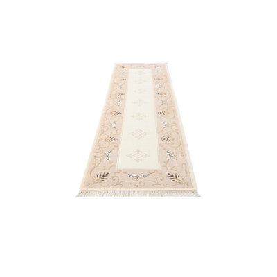Tapis de couloir beige Jalbert