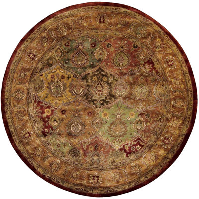 Bassham Wool Oriental Indoor Rug