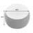 Multi-Function Round Ottoman With Storage: Elegant Footrest & Side Table-1654901869